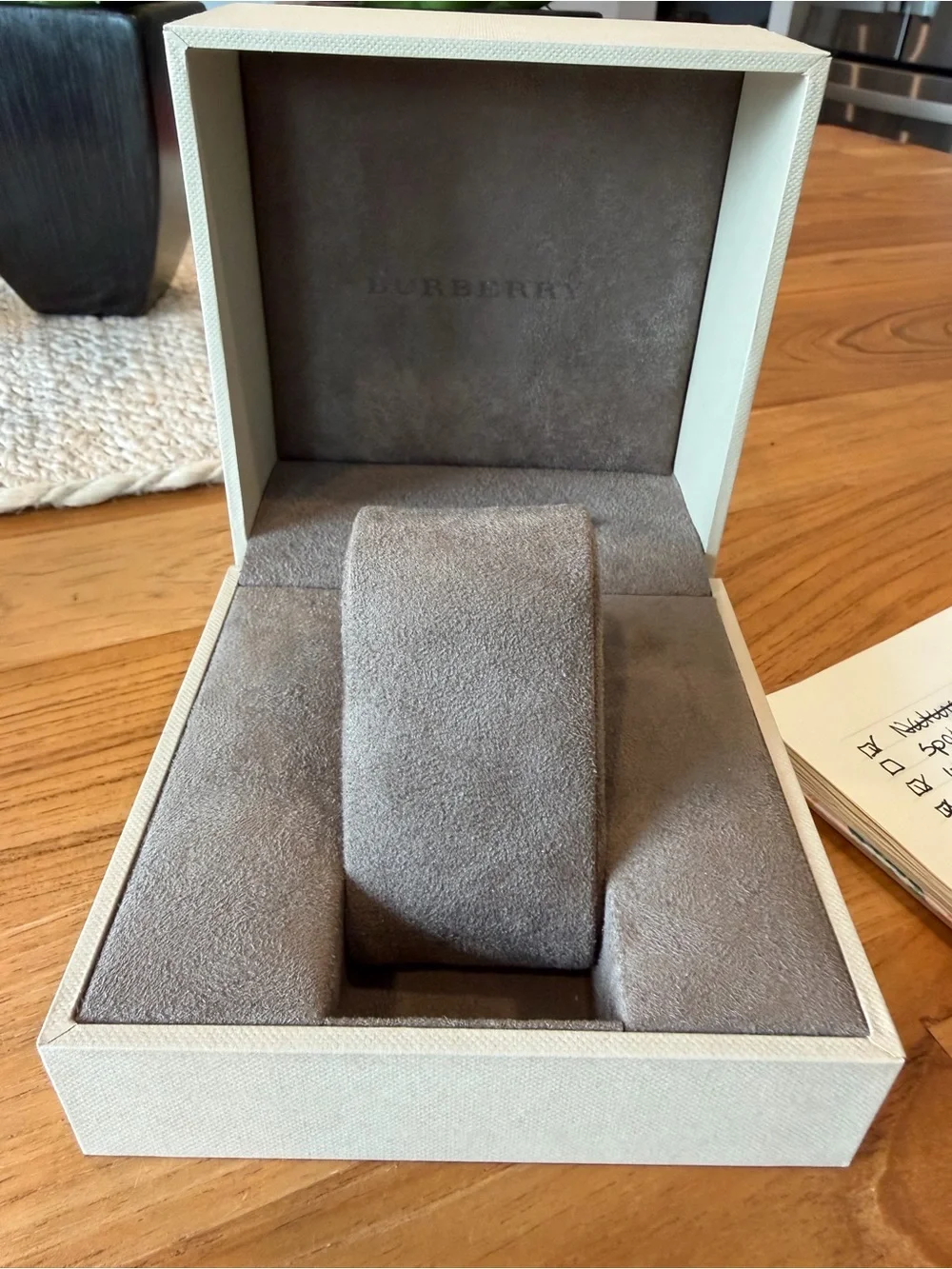 Burberry Men's Gray and Light Gray Watch Box Set